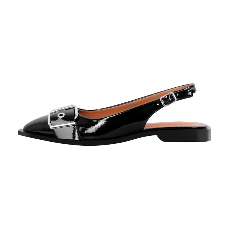 Layla | Lakerede Slingback Flats Damer