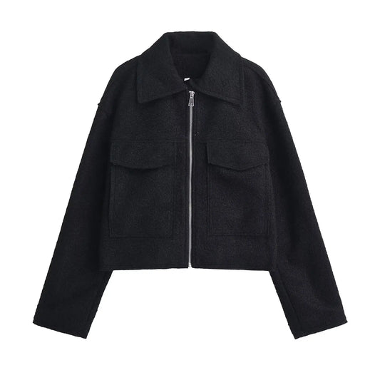 Elinor™ | Oversized Uldmix Jakke med Luksuriøs Pasform og Vintervarme