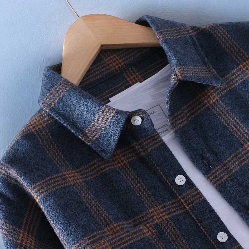 Assensio™ | Herrer Ternet Flannel Skjorte | Varm Casual Stil & Blødt Stof