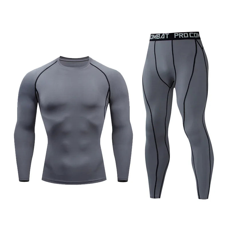 ThermaFit™ | Termotøj til Mænd med Kompression, Svedtransporterende og Hurtigtørrende Fleece