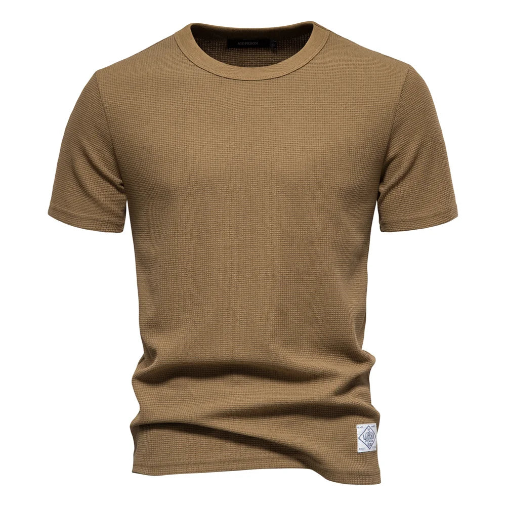 Elian | T-shirt med Vaffelstruktur Herre