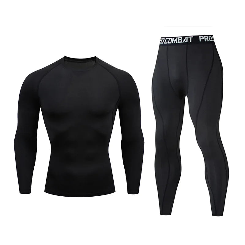 ThermaFit™ | Termotøj til Mænd med Kompression, Svedtransporterende og Hurtigtørrende Fleece
