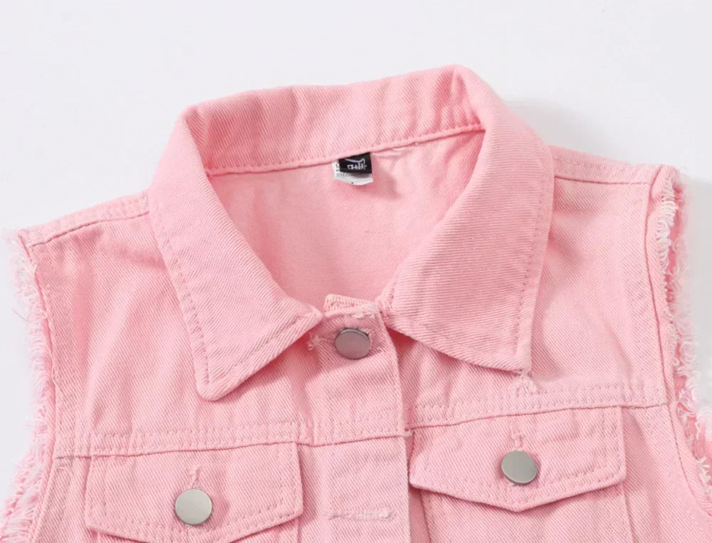 Riva | Ærmeløs Denimvest Damer
