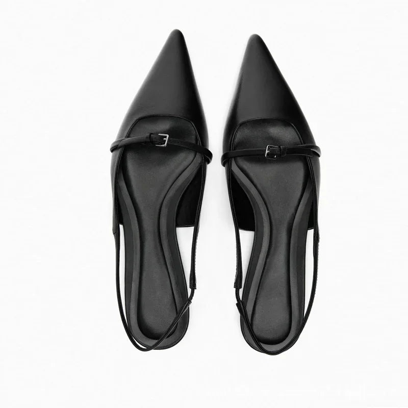 Elia | Minimalistiske Slingback Flats Damer
