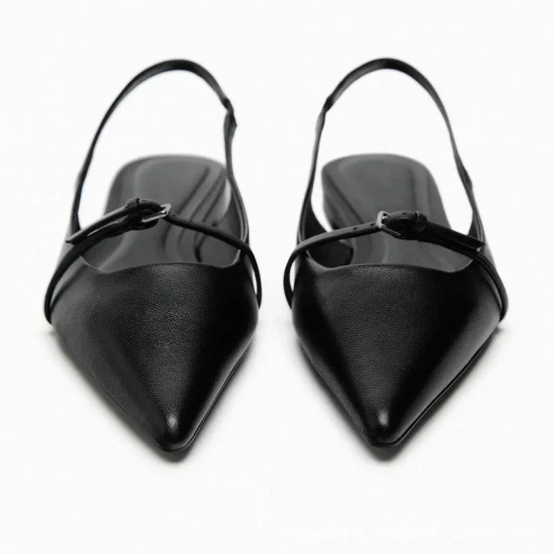 Elia | Minimalistiske Slingback Flats Damer
