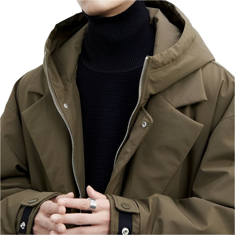 Corvian | Trenchcoat med Hætte