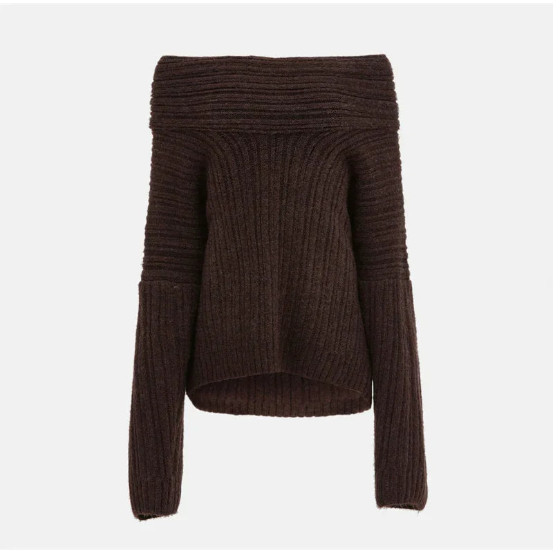 Alessia | Off-Shoulder Striktrøje