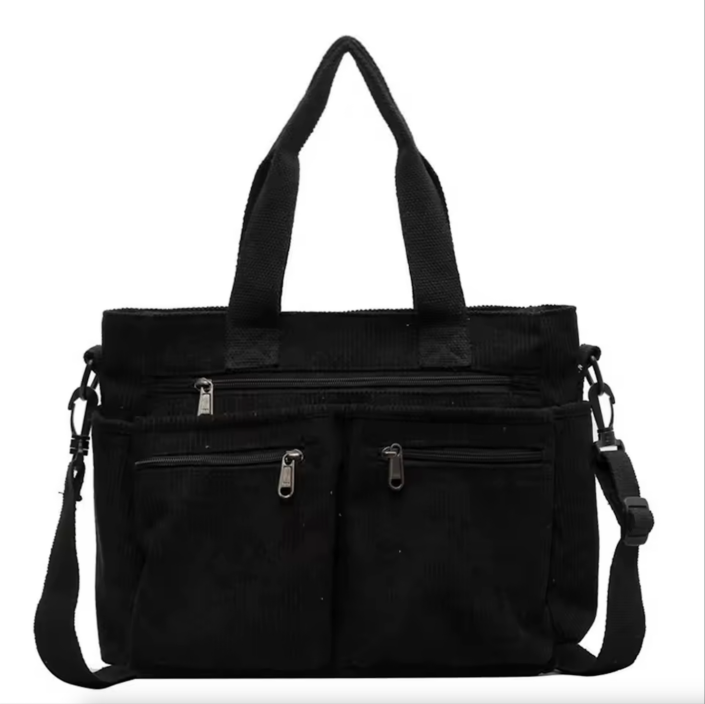 Mirella™ | Damer Fløjls Skuldertaske med Flere Rum | Blød Fløjl Crossbody med Justerbar Rem