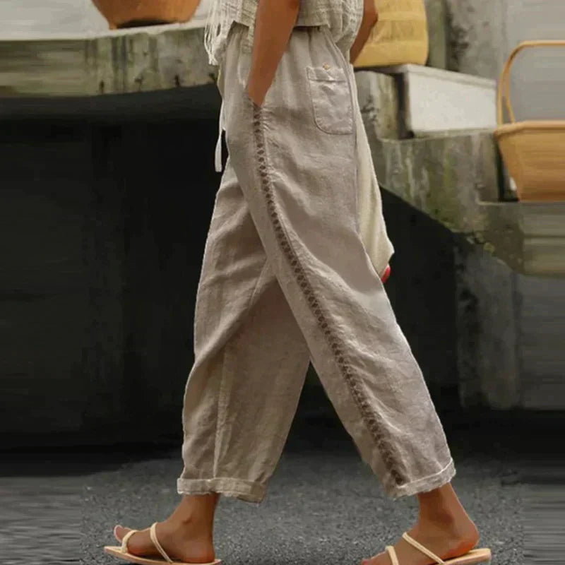 Haley™ | Damer Hørbukser | Let Bohemian Stil med Komfortabel Pasform