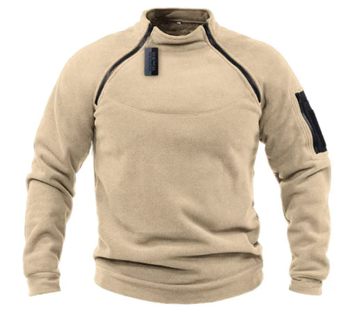 Nordvik™ | Varm Mænd Vinter Sportsfleece med Smart Lynlåsløsning og Opbevaringsmuligheder