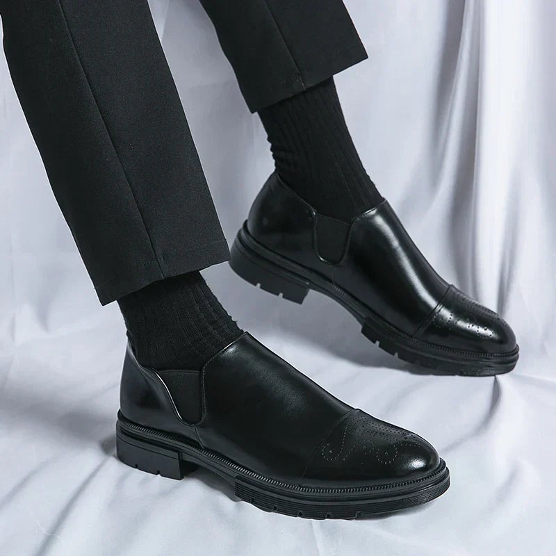 Anxton™ | Herrer Klassiske Ægte Læder Loafers med Elegant Finish