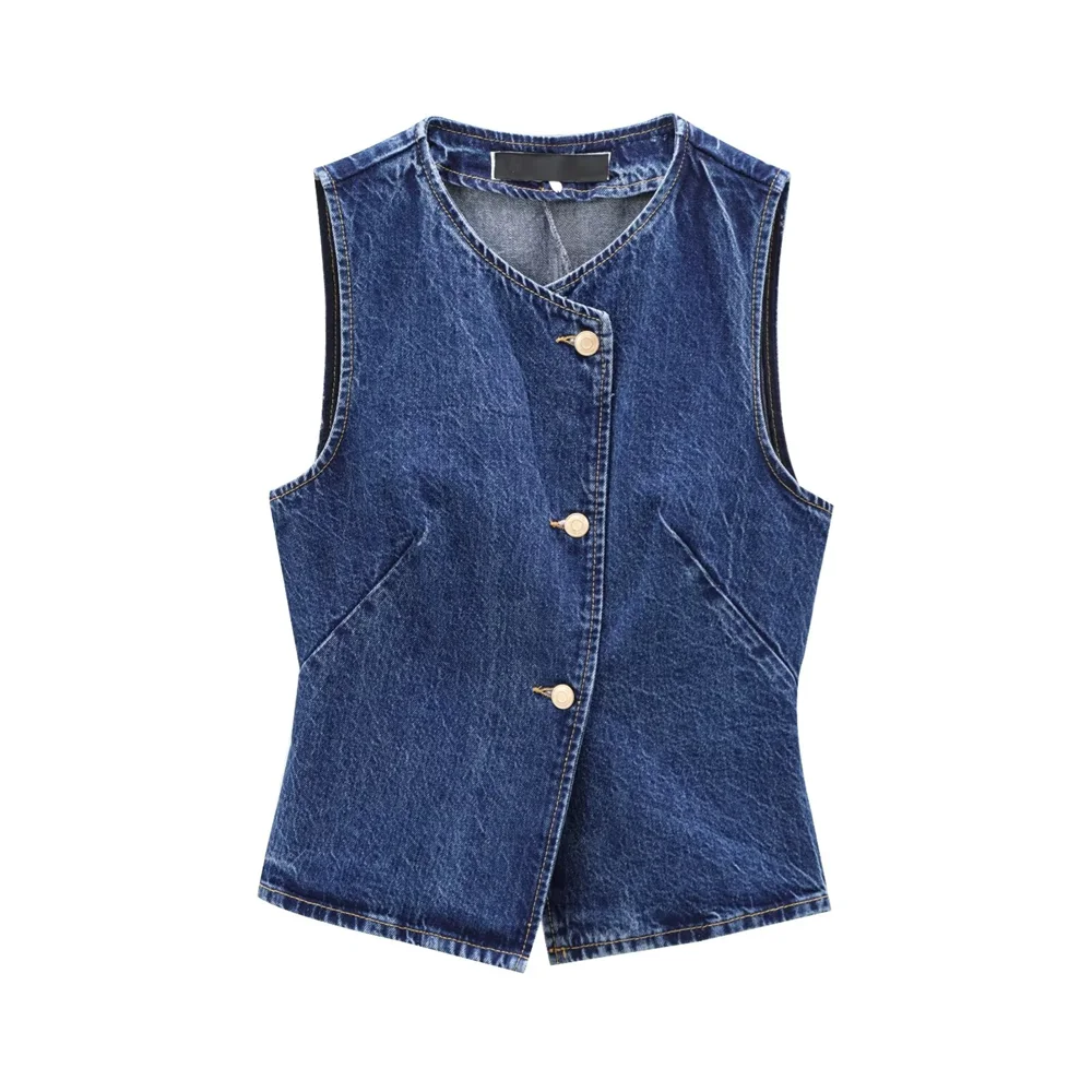 Renée | Figursyet Denimvest Damer