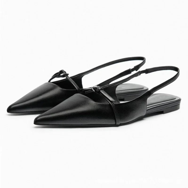Elia | Minimalistiske Slingback Flats Damer