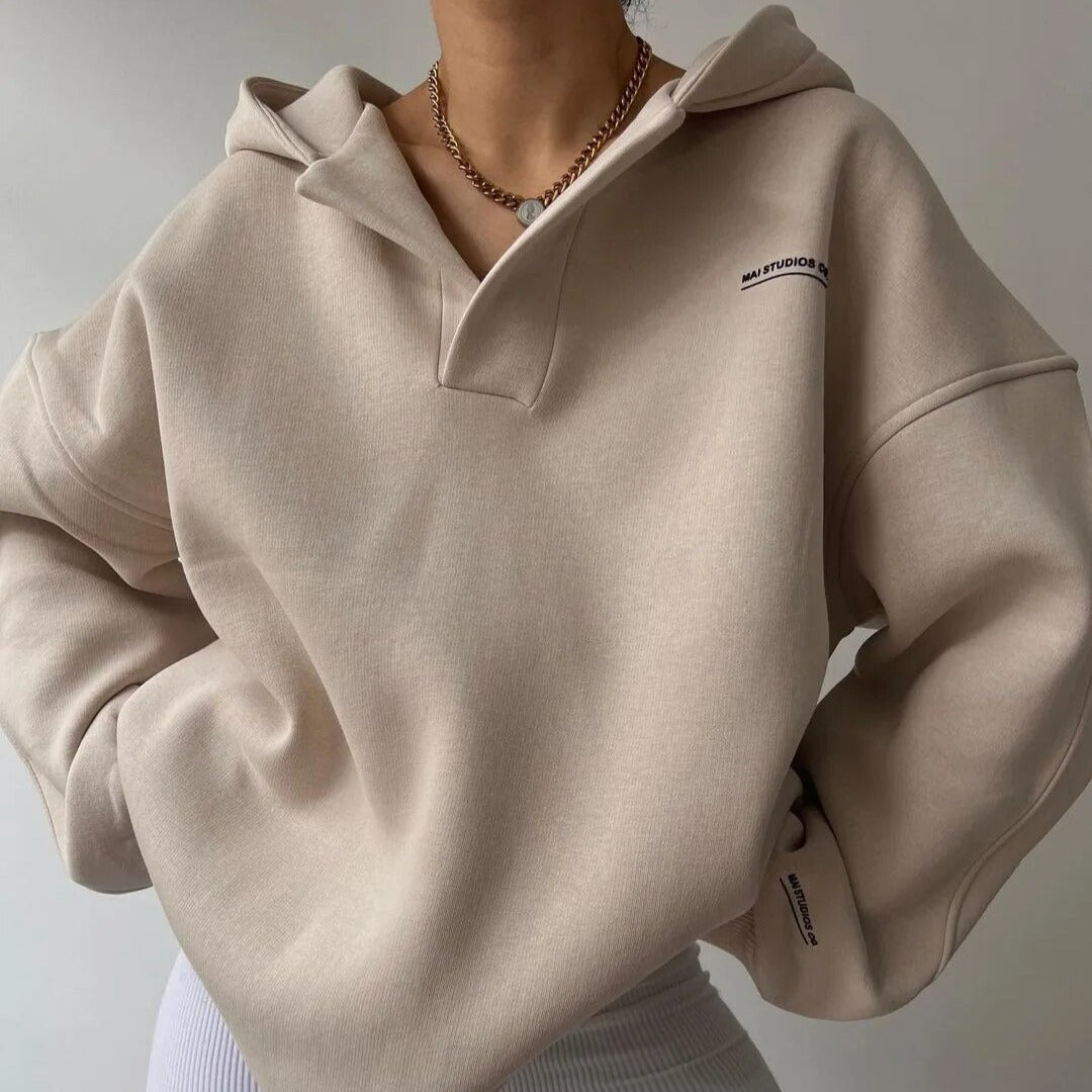 Mai™ | Luksuriøs Elegant Komfortabel Damer Hoodie Oversized