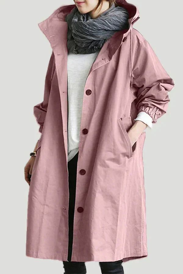 Solenne | Trenchcoat med Hætte Damer