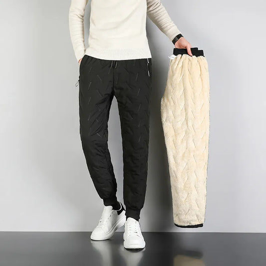 Lorenzo™ | Herrer Elegant Joggingbukser med Foret Inderside