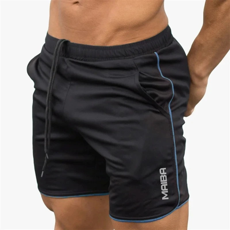 Jaxon™ | Herrer Sportsshorts med Sideslids og Tilbehørsløkke | Let og Hurtigttørrende Træningsshorts til Fitness og Udendørs Brugn
