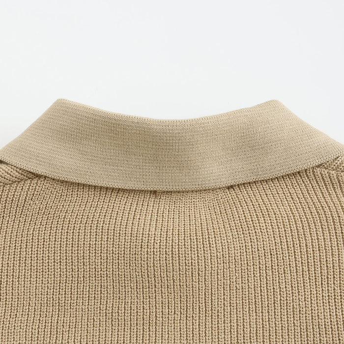 Lucas™ | Herre Striktrøje med Half-Zip | Varm Ribstruktur & Stilfuld Ståkrave