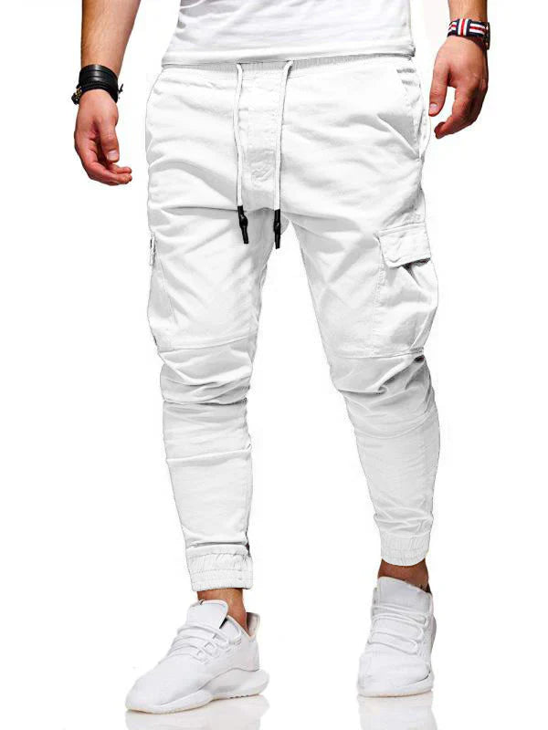 Noah™ | Casual Muscle Fit Cargobukser til Mænd