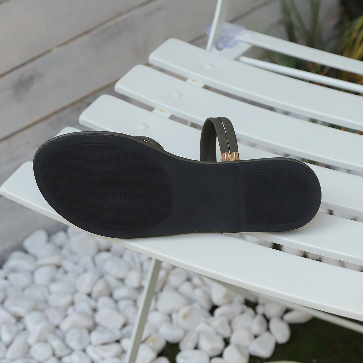Elanora™ | Damer Flade Sandaler med Elastiske Remme | Komfortable Letvægts Sommertøfler