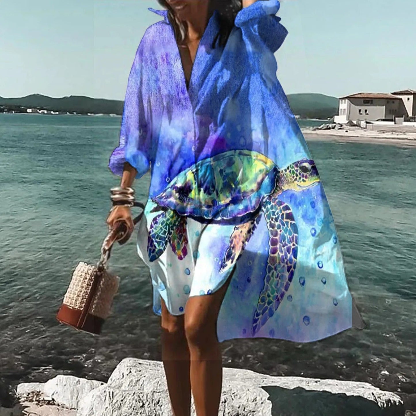 Solandra | Oversize Strandkjole Damer