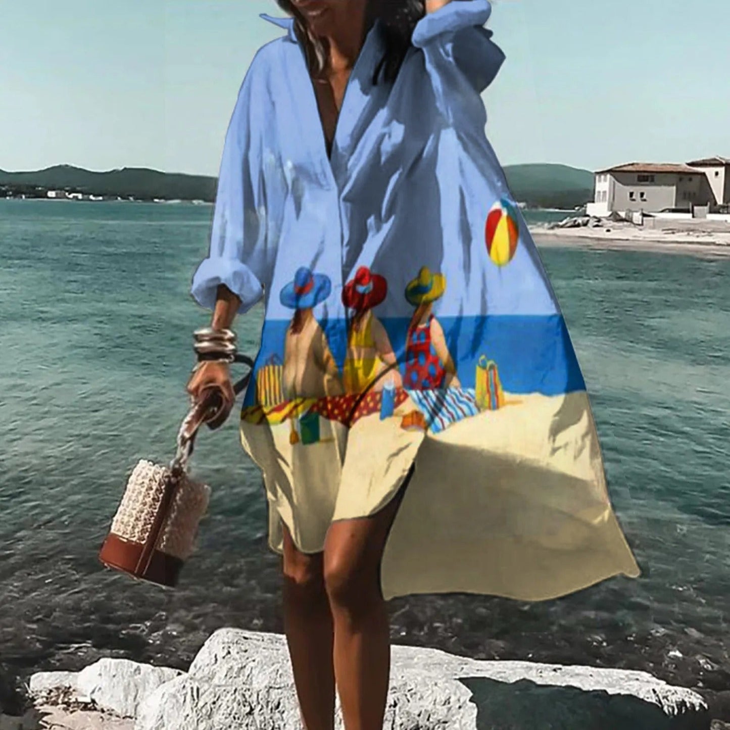 Solandra | Oversize Strandkjole Damer
