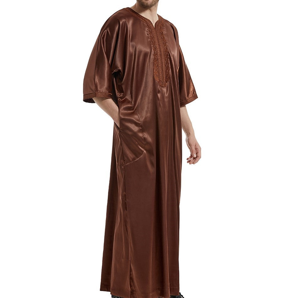 Aziel™ | Herre Luksus Broderet Djellaba | Traditionel & Komfortabel