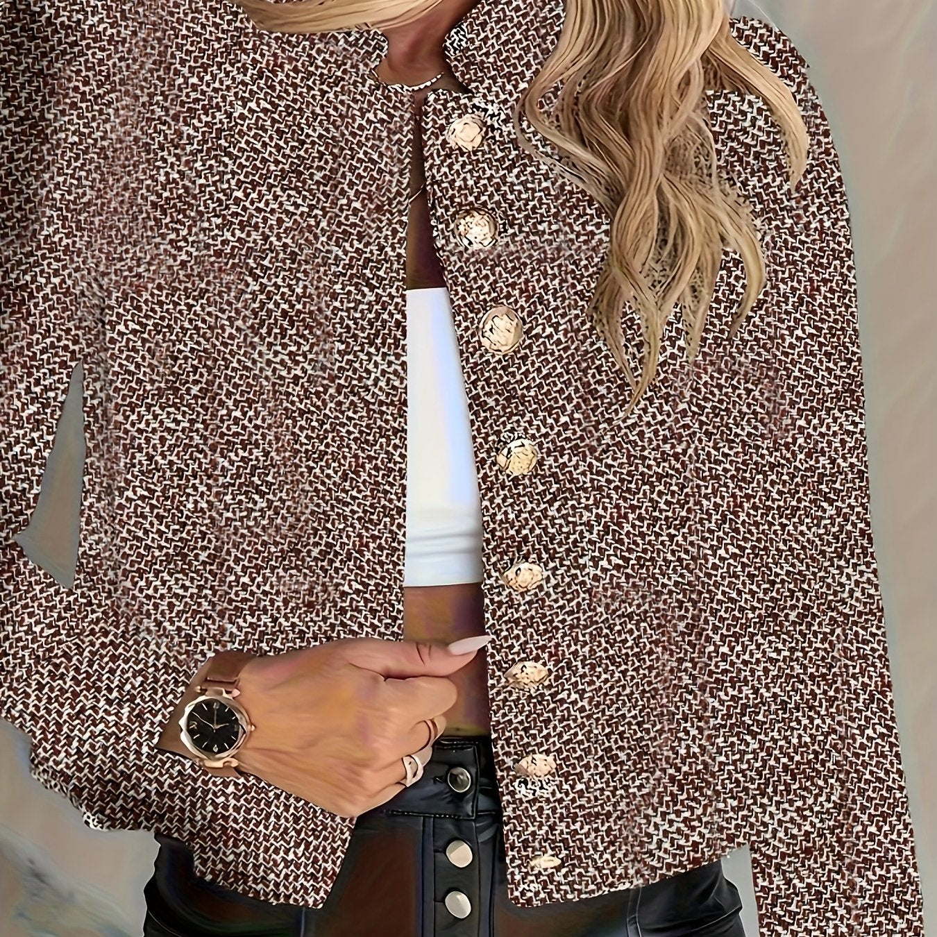 Amelise | Tweed Bouclé Jakke