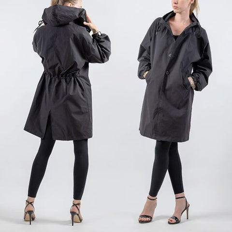 Solenne | Trenchcoat med Hætte Damer