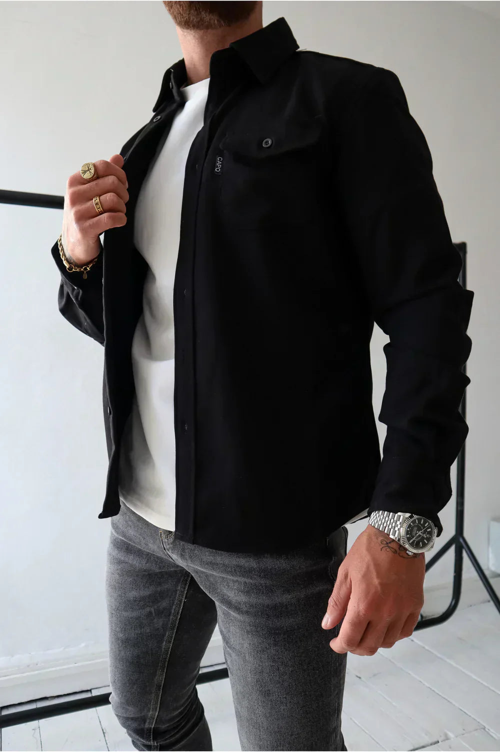 Alessio™ | Strømlinet Vest med Slank Pasform, Knaplukning og To Forlommer
