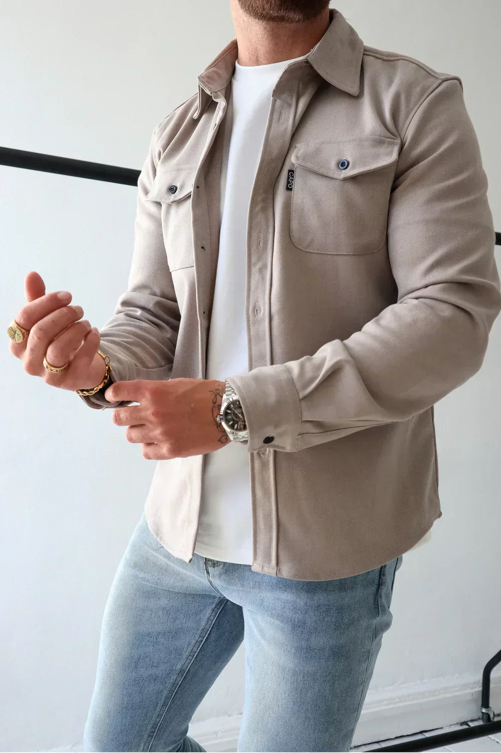 Alessio™ | Strømlinet Vest med Slank Pasform, Knaplukning og To Forlommer