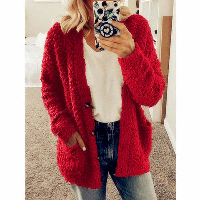 Lorena | Teddy Cardigan Damer