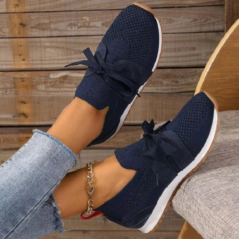 Allegra | Dame Sneakers Sløjfe