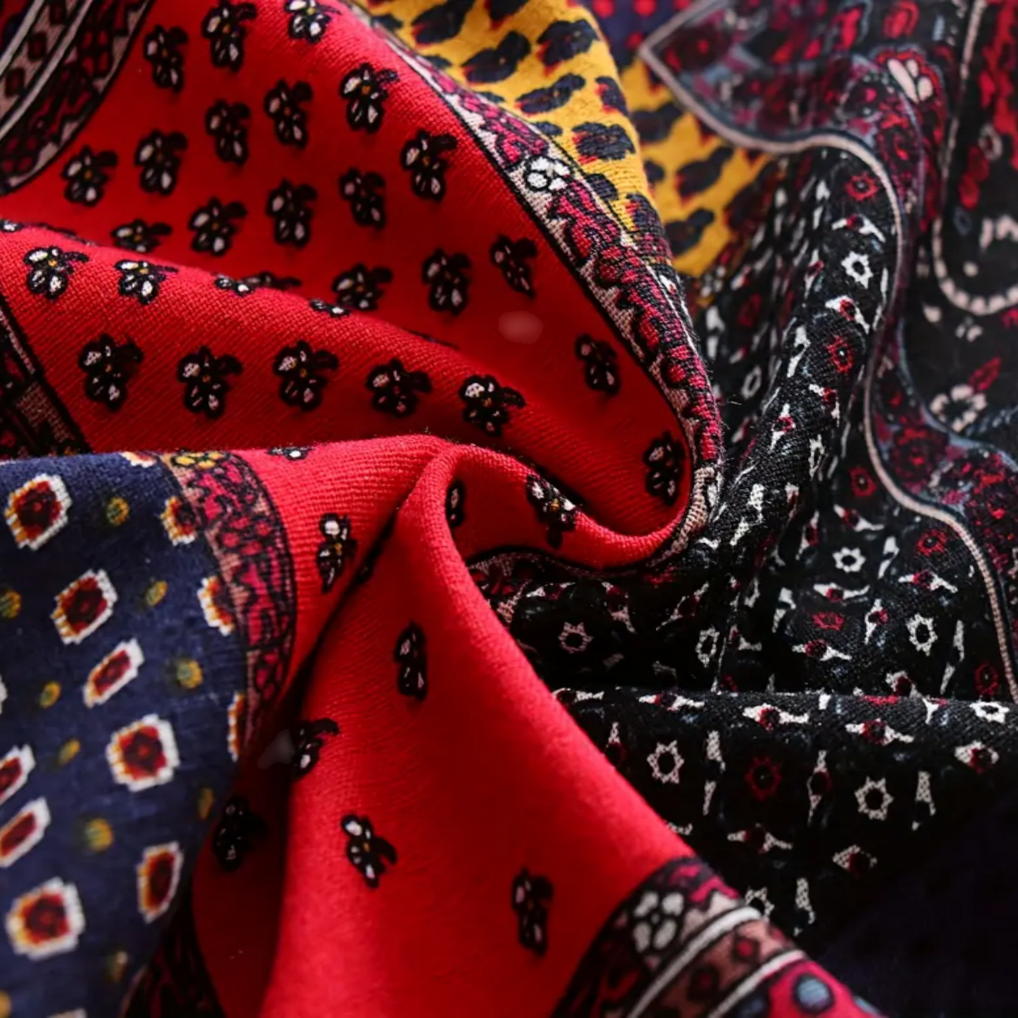 Amaris | Lang Patchwork Vinterjakke Damer