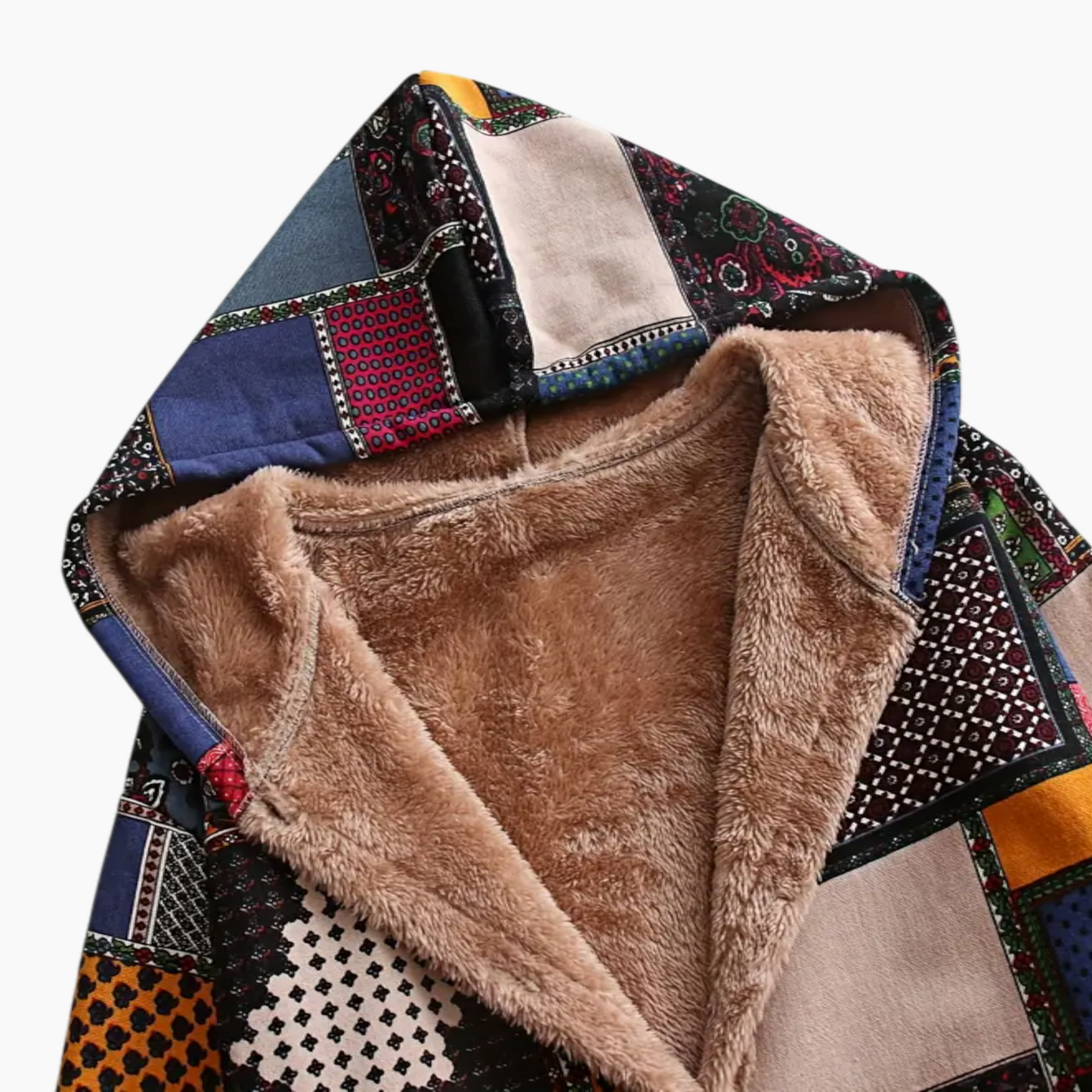 Amaris | Lang Patchwork Vinterjakke Damer