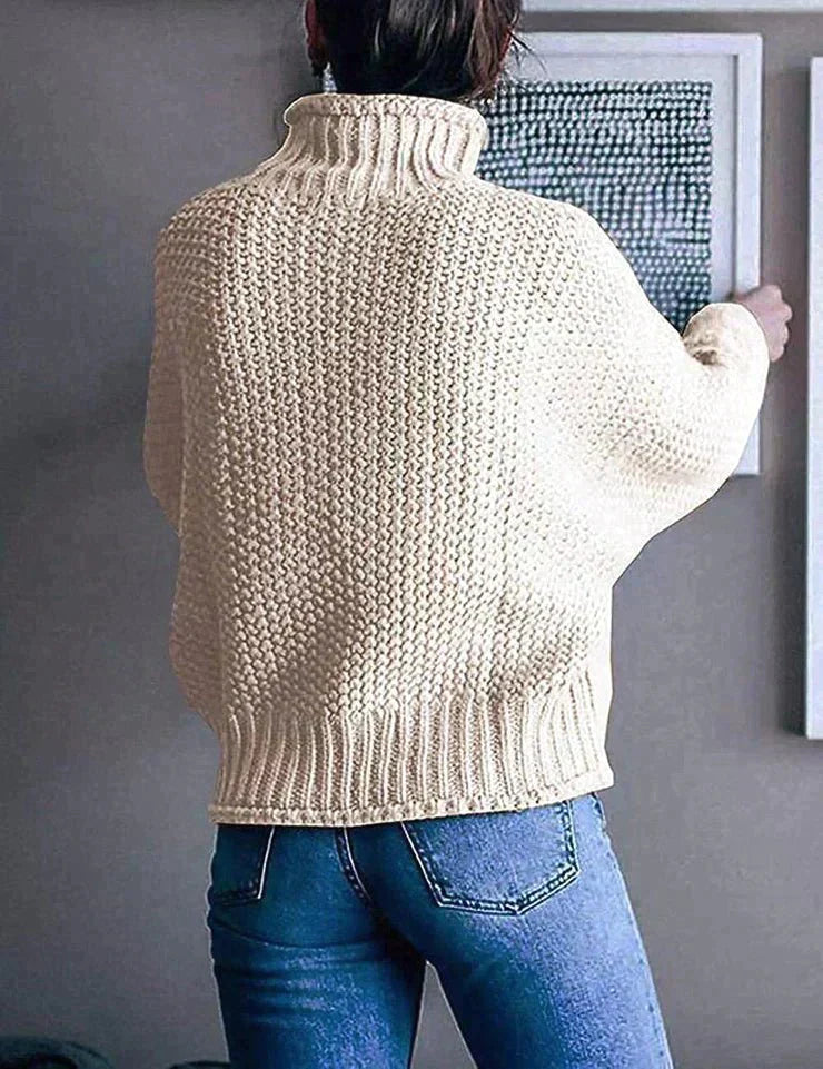 Freya™ | Damer Oversize Striktrøje med Minimalistisk Design og Behagelig Pasform