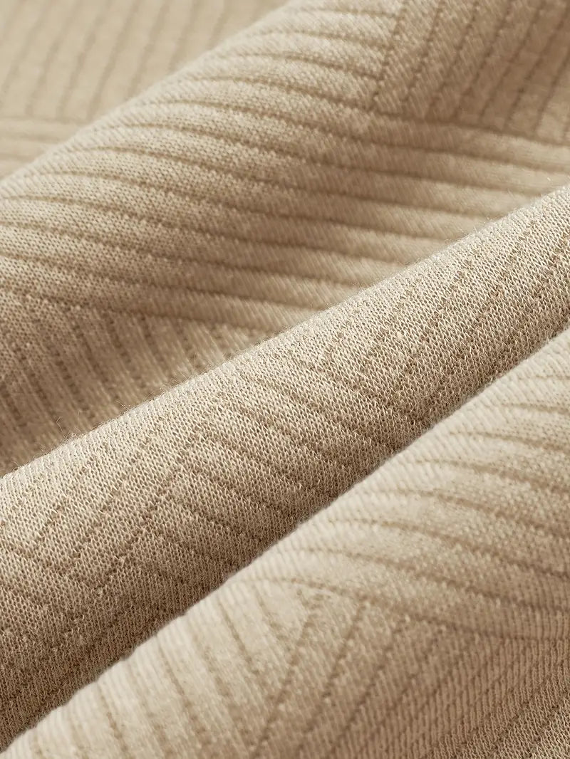 Mathéo™ | Herre Half-Zip Polo med Lange Ærmer og Moderne Stil