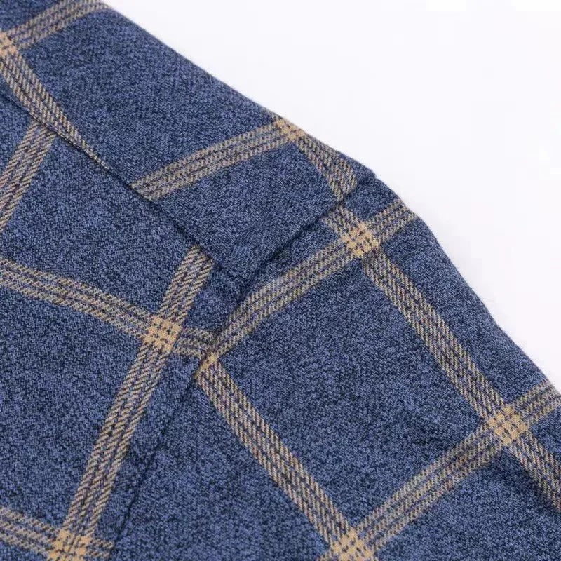 Julien™ | Herrer Klassisk Ternet Skjorte | Stilfuldt Button-Down Design & Åndbar Bomuld