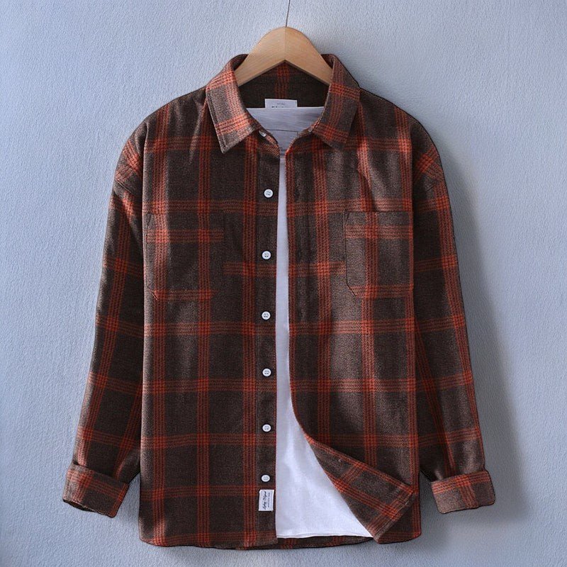 Assensio™ | Herrer Ternet Flannel Skjorte | Varm Casual Stil & Blødt Stof