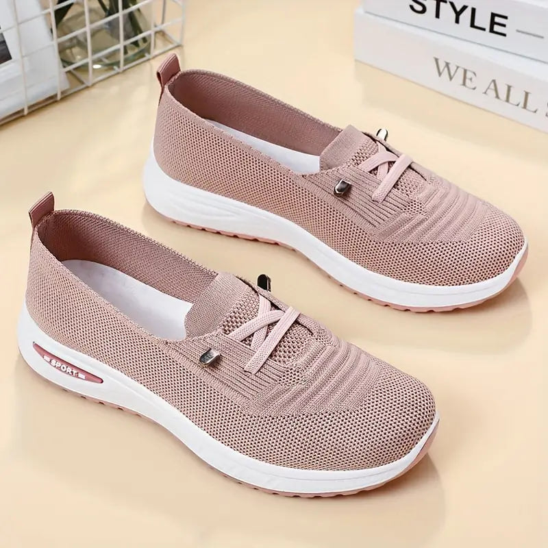 Luniva™ | Damer Slip-On Sneakers Letvægts | Åndbart Mesh Indstigningsmodel med Skridsikker Sål