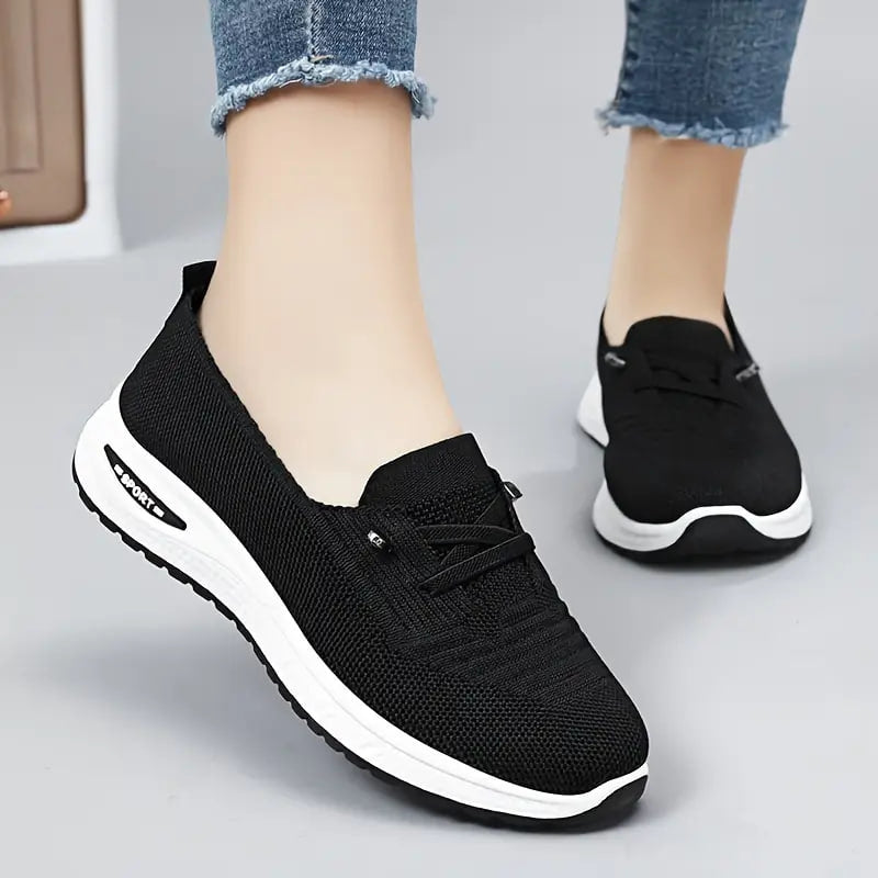 Luniva™ | Damer Slip-On Sneakers Letvægts | Åndbart Mesh Indstigningsmodel med Skridsikker Sål