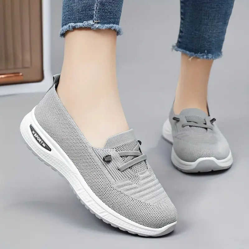 Luniva™ | Damer Slip-On Sneakers Letvægts | Åndbart Mesh Indstigningsmodel med Skridsikker Sål
