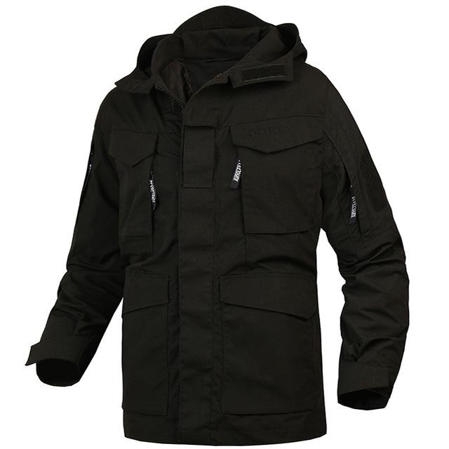Tarek™ | Herrer Taktisk Vand- Og Vindafvisende Vinterjakke | Militær Outdoor Jakke Med Hætte Og Flere Lommer