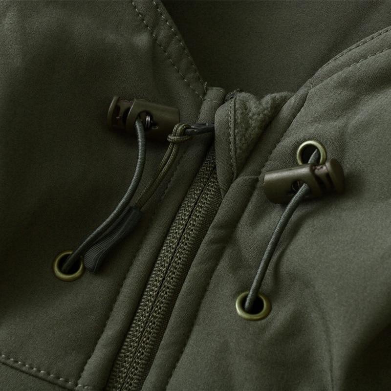 Mace™ | Vand- Og Vindtæt Softshell Jakke Med Fleeceforing | Taktisk Outdoorjakke Med Hætte Og Flere Lynlåslommer