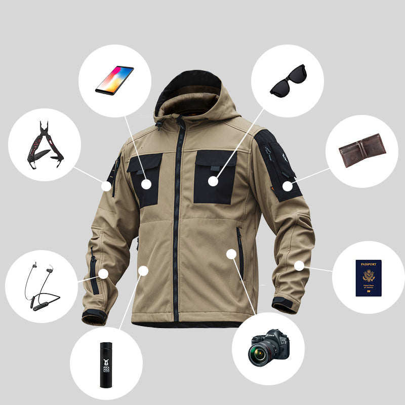 Sentinel | Taktisk Softshell Jakke med Kontrastpaneler