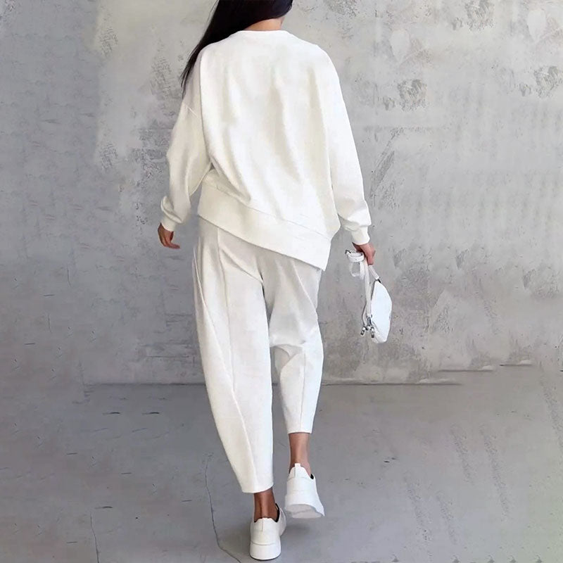 Wilma™ | Casual To-delt Relax Sæt med Enkelt Design og Komfortabel Pasform