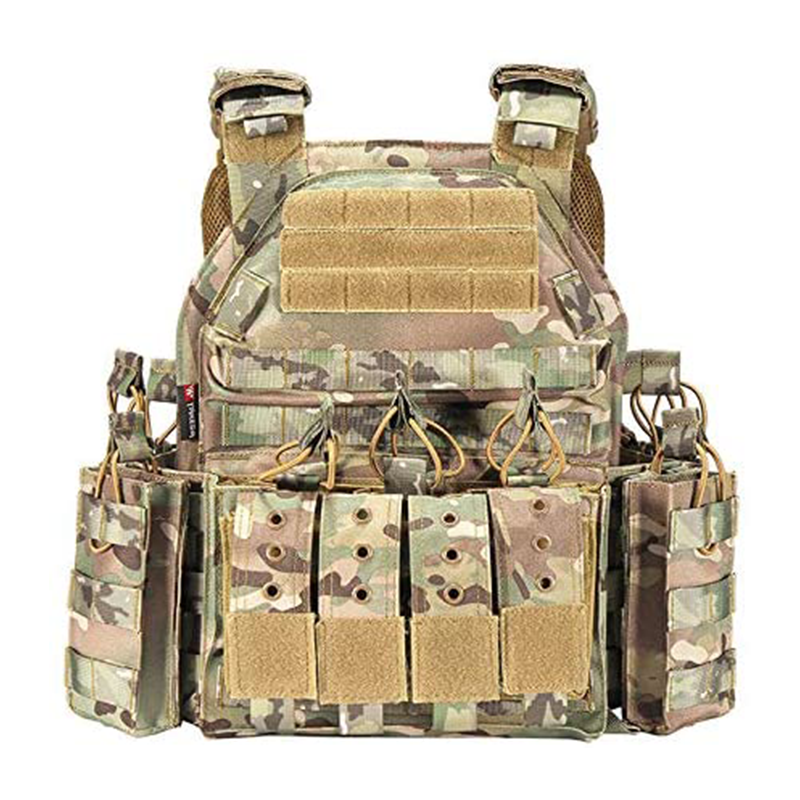 Phalanx | Taktisk MOLLE Vest Med Flere Pouches & Justerbar Pasform