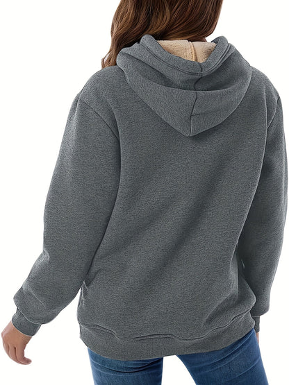 Alana™ | Luksuriøs Fleece Hoodie med Uovertruffen Varme og Stil