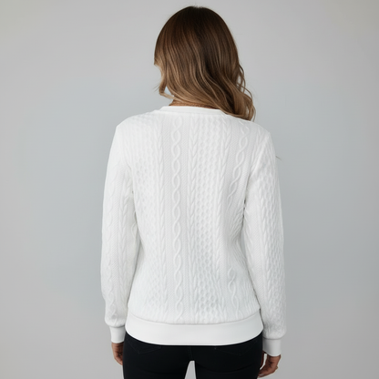 Éliane | Kabelstrikket Sweater Damer