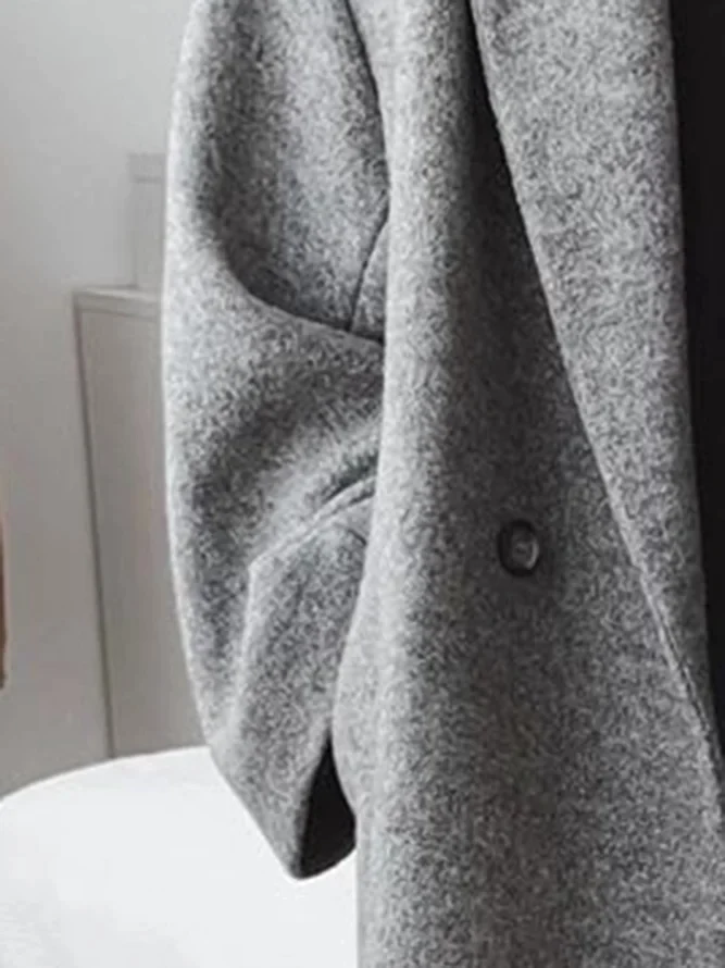 Giuliana™ | Damer Lang Trenchcoat med Vide Ærmer og Elegant Krave